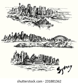 Sydney - hand drawn collection