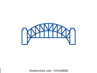 Single continuous line drawing Sydney Harbour  Stock Illustration  99509438  PIXTA