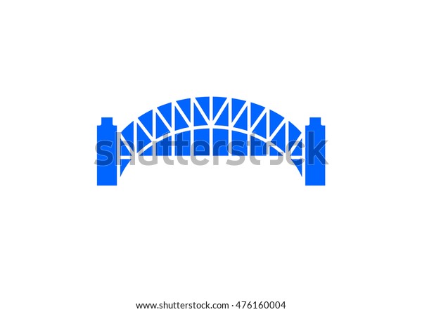 Sydney Harbour Bridge Icon Stock Vector (Royalty Free) 476160004