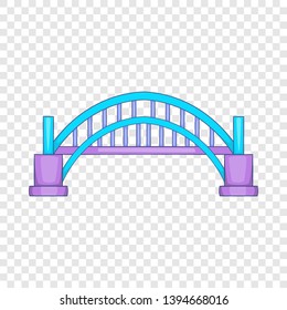 Sydney Harbour bridge icon. Cartoon illustration of Harbour bridge vector icon for web design