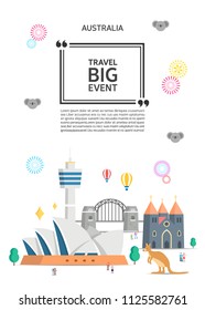 Sydney Landmark Illustration