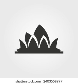 Sydney Opera House icon - Simple Vector Illustration