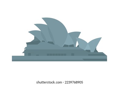 Icono aislado de la ópera de Sydney