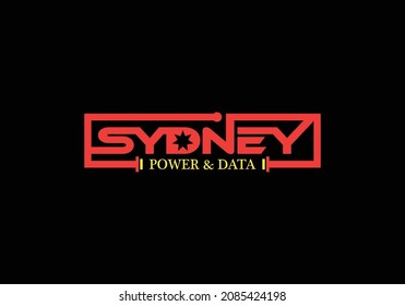 Sydney Power and Data Logo Design