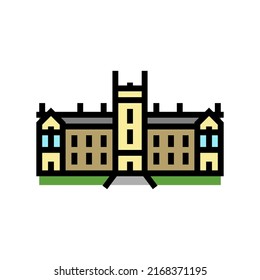 Sydney University Color Icon Vector. Sydney University Sign. Isolated Symbol Illustration