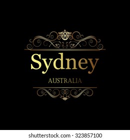 Sydney,Australia.Vintage frame.