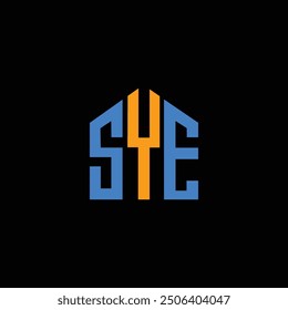 SYE Letter Initial Logo Design Template Vektorgrafik