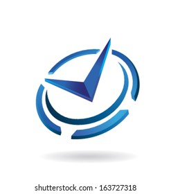 Syled Clock Time Icon