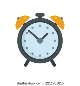 Syllabus alarm clock icon. Flat illustration of Syllabus alarm clock vector icon isolated on white background