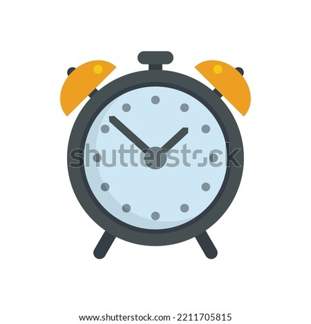 Syllabus alarm clock icon. Flat illustration of Syllabus alarm clock vector icon isolated on white background