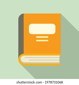 Syllabus book icon. Flat illustration of Syllabus book vector icon for web design