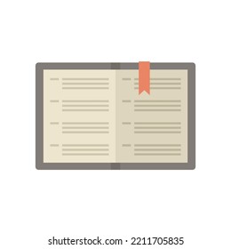 Syllabus instruction book icon. Flat illustration of Syllabus instruction book vector icon isolated on white background