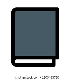 Syllabus textbook isolated