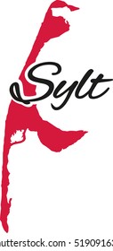 Sylt island map