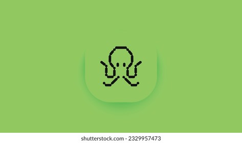 Symbiosis, SIS cryptocurrency logo on isolated background with copy space. 3d vector illustration of Symbiosis, SIS Coin icon banner design concept.