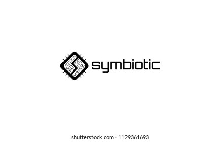 Symbiotic vector logo