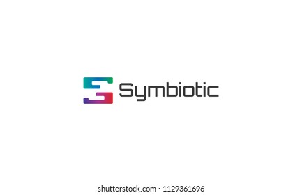 Symbiotic vector logo