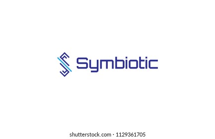 Symbiotic vector logo