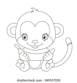Symbol of 2016 - a monkey
