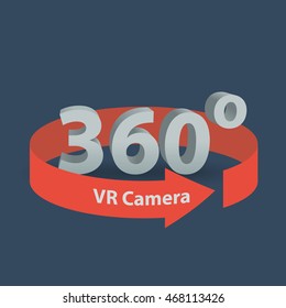 symbol 360 vector illustration