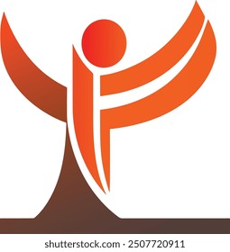  A symbol  abstract gradient logo design 