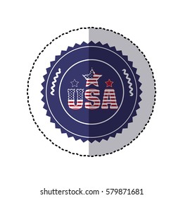 Symbol american seal sign icon, vector illustration