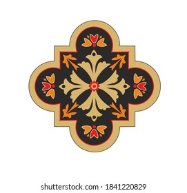 symbol in ancient arabesque style for decoration