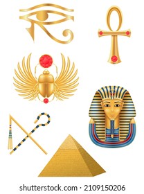 symbol of ancient egypt vector illustration isolated on white background