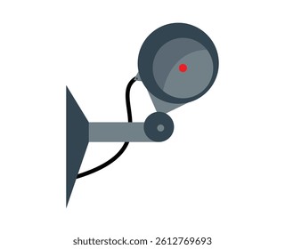 symbol of area monitored by cctv. security camera. cctv sign