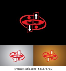 symbol arrow icon logo technology