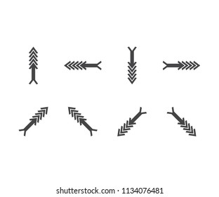Symbol arrow icon triangle abstract, plane aircraft, letter a, mountain