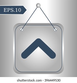 symbol arrow pointing up