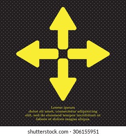 symbol arrows vector