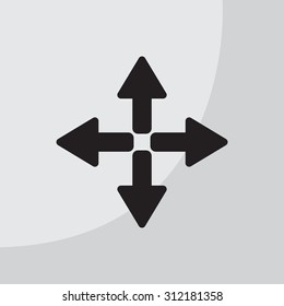symbol arrows vector