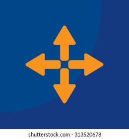 symbol arrows vector