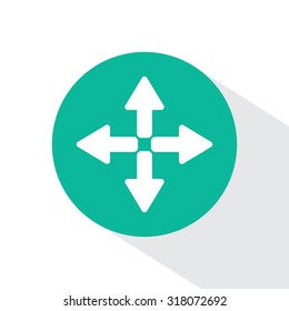 symbol arrows vector