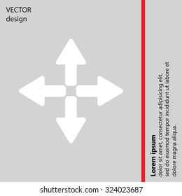 symbol arrows vector