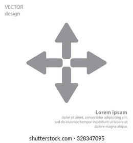 symbol arrows vector
