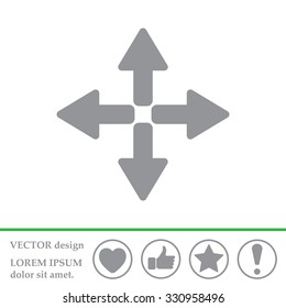 symbol arrows vector