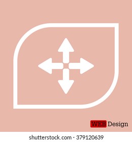 symbol arrows vector