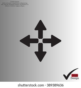 symbol arrows vector