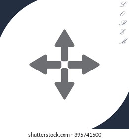 symbol arrows vector