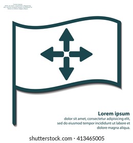 symbol arrows vector