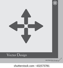 symbol arrows vector