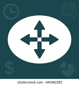 symbol arrows vector