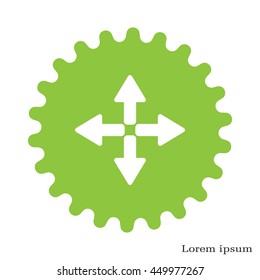 symbol arrows vector