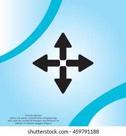 symbol arrows vector