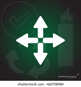 symbol arrows vector