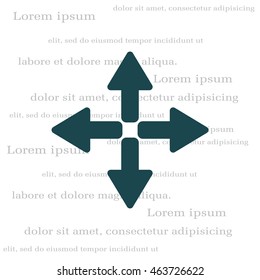 symbol arrows vector