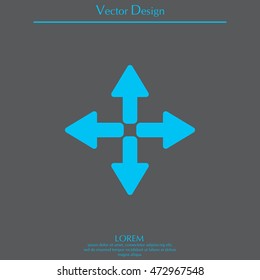 symbol arrows vector